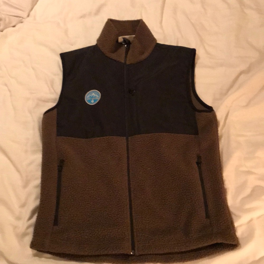 Nice “fuzzy” fleece vest